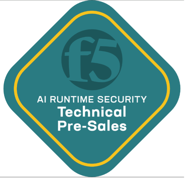 F5 Ai Runtime security tech pre-sales logo