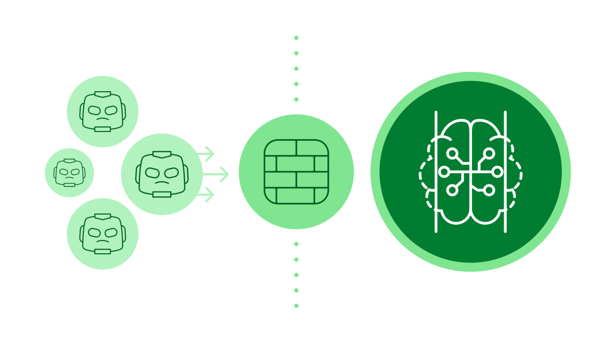 NGF Integration green robot-brick ai brain