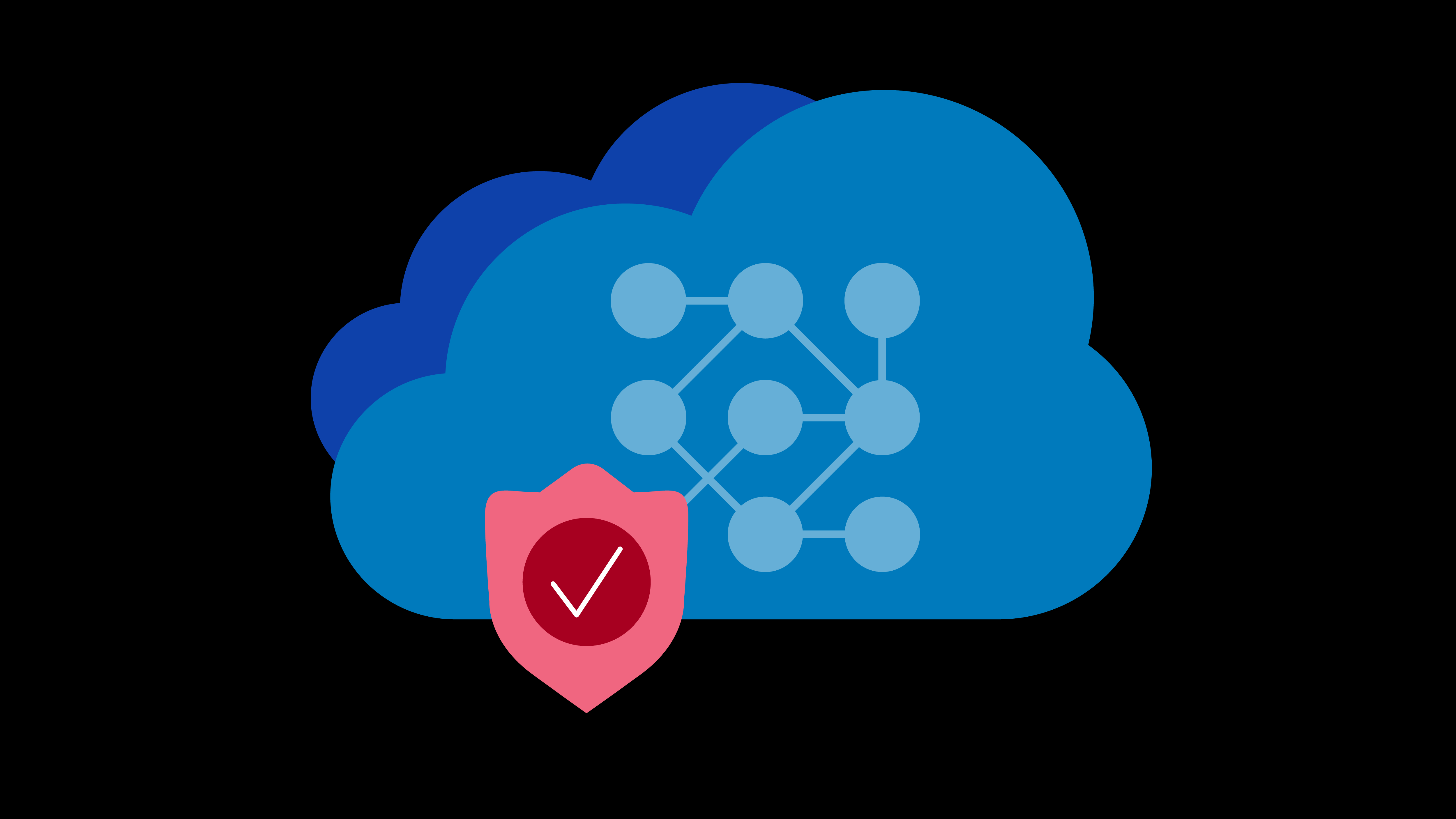 cloud with shield check mark