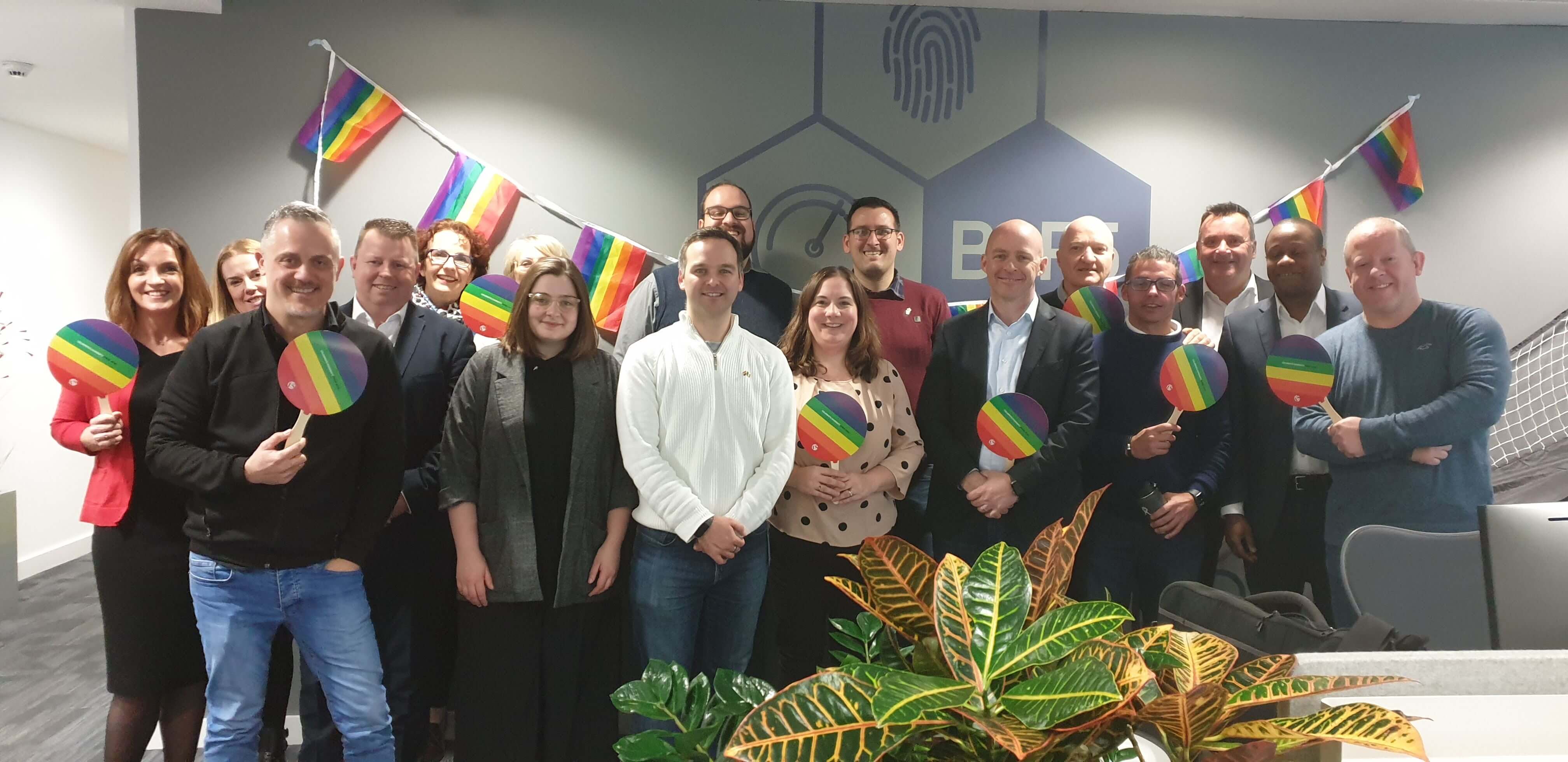 The UKI chapter of F5 Pride and allies at last year's launch event