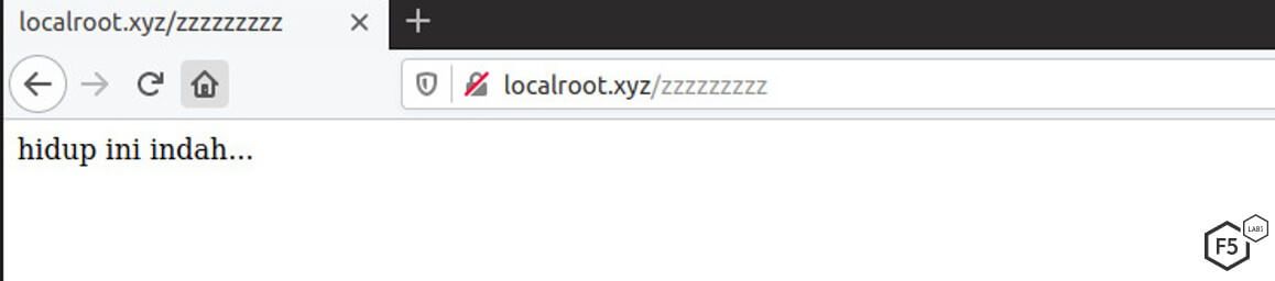 Screenshot of the phrase hidup ini indah in Indonesian, which translate to “life is beautiful” in English