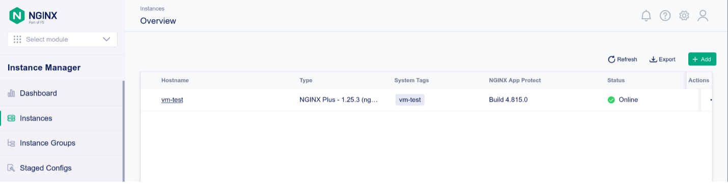 NGINX Instance Manager overview