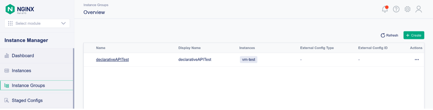 NGINX Instance Manager Instance Groups