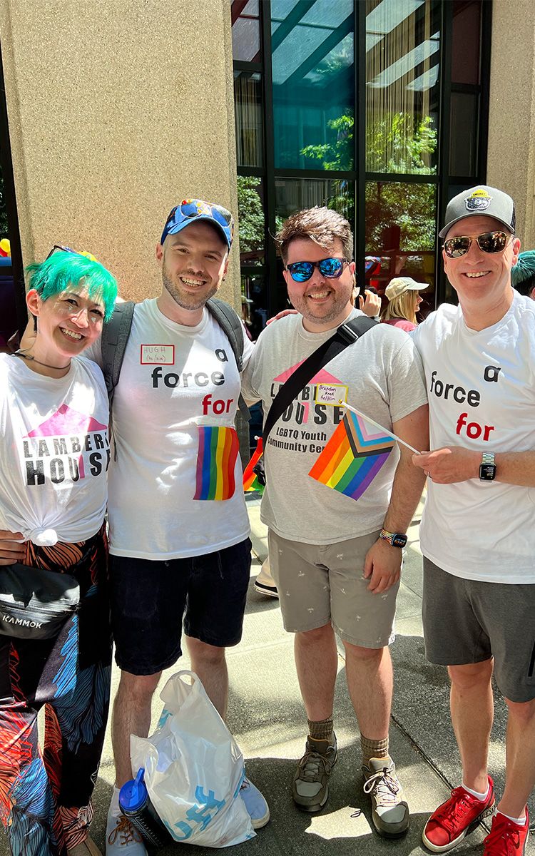 F5ers ready for the Seattle Pride parade, 2023