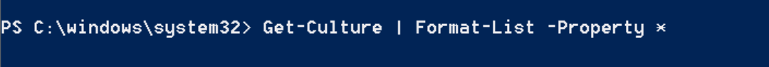 Figure 4: The PowerShell command used to determine country of origin