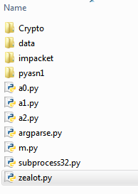 Folder window
