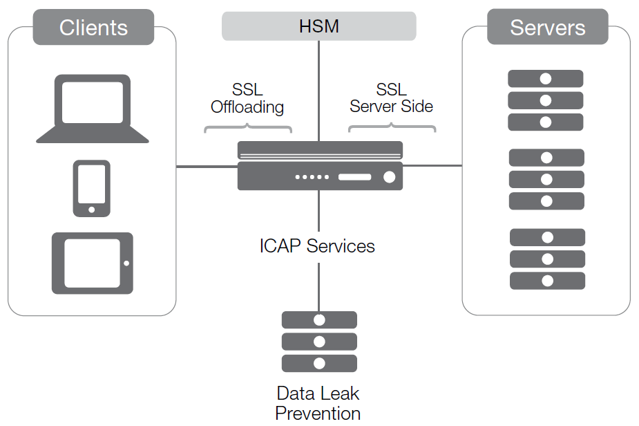 Figure 3: A BIG-IP device can also manage traffic and optimize content inside the network.