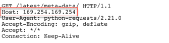Figure 13. Modified Host header information