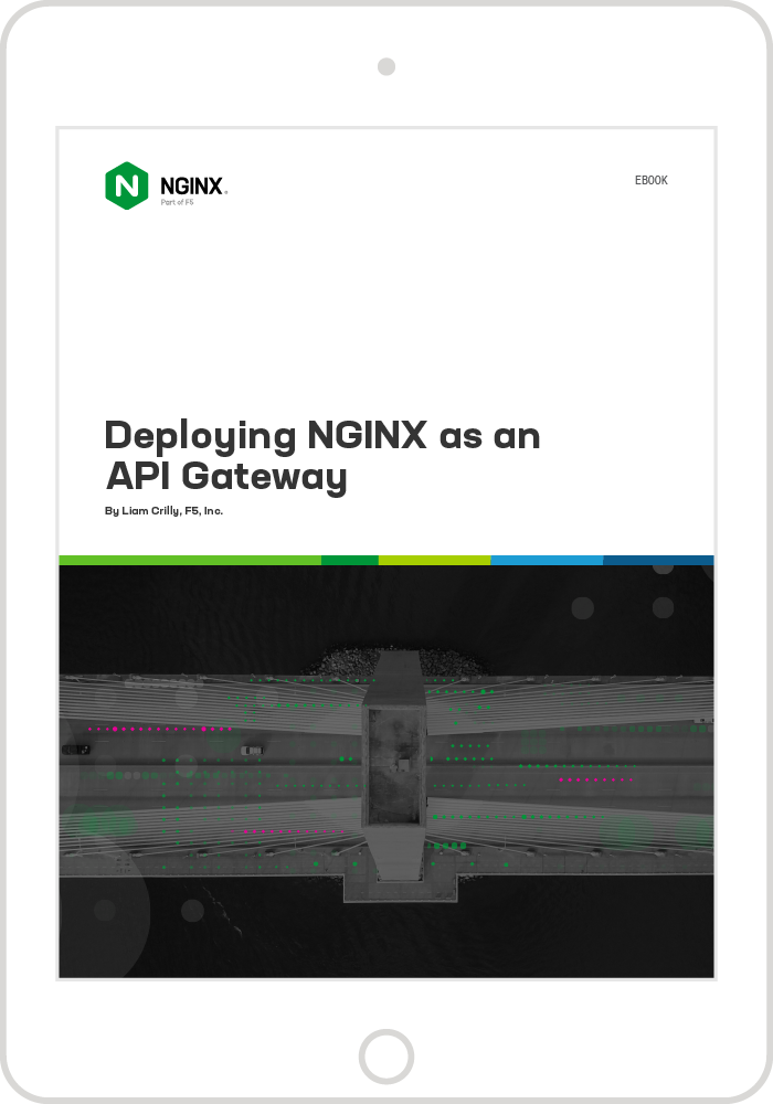 NGINX를 API 게이트웨이로 배포 eBook 표지