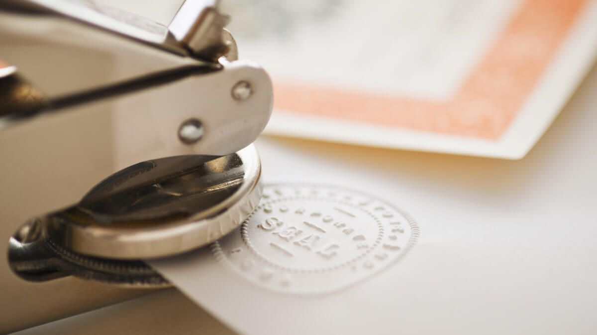 stamp machine