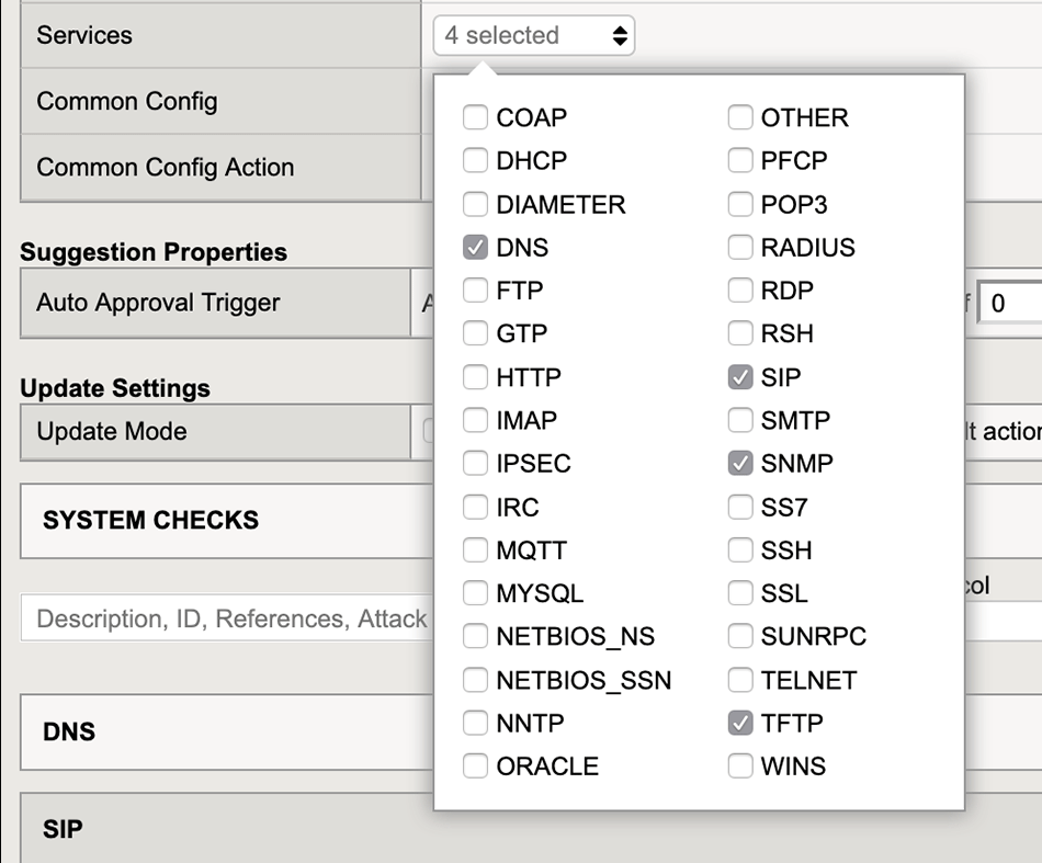 BIG-IP AFM GUI